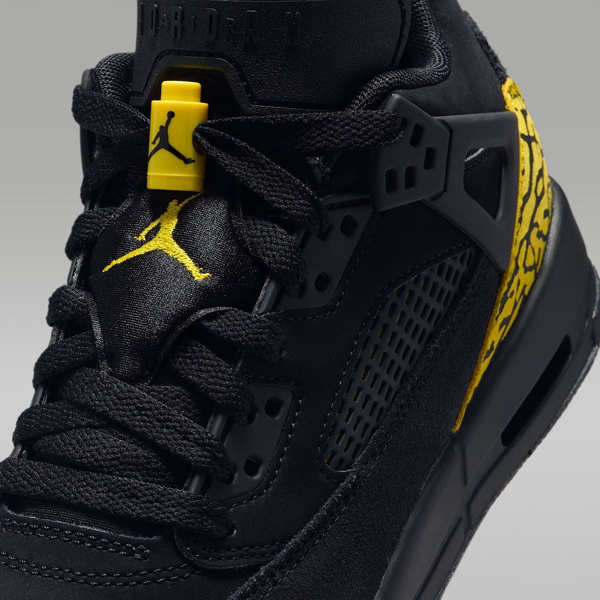 Jordan Spizike Low – Negro/Amarillo veloz/Amarillo veloz/Negro – vista 7