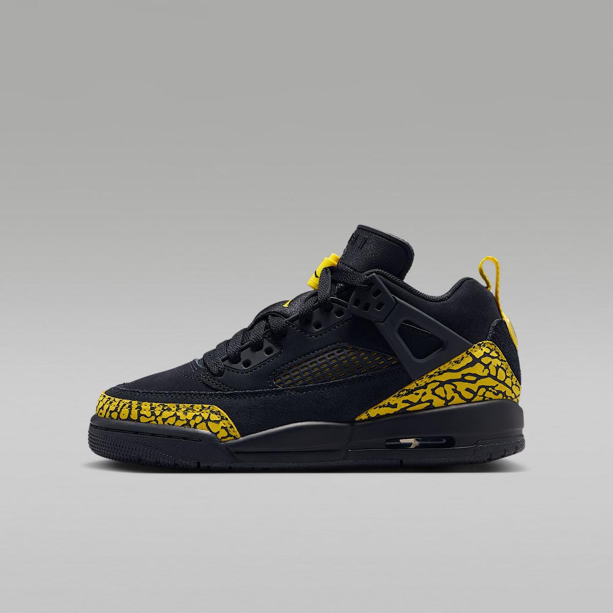 Jordan Spizike Low – Negro/Amarillo veloz/Amarillo veloz/Negro – vista 1