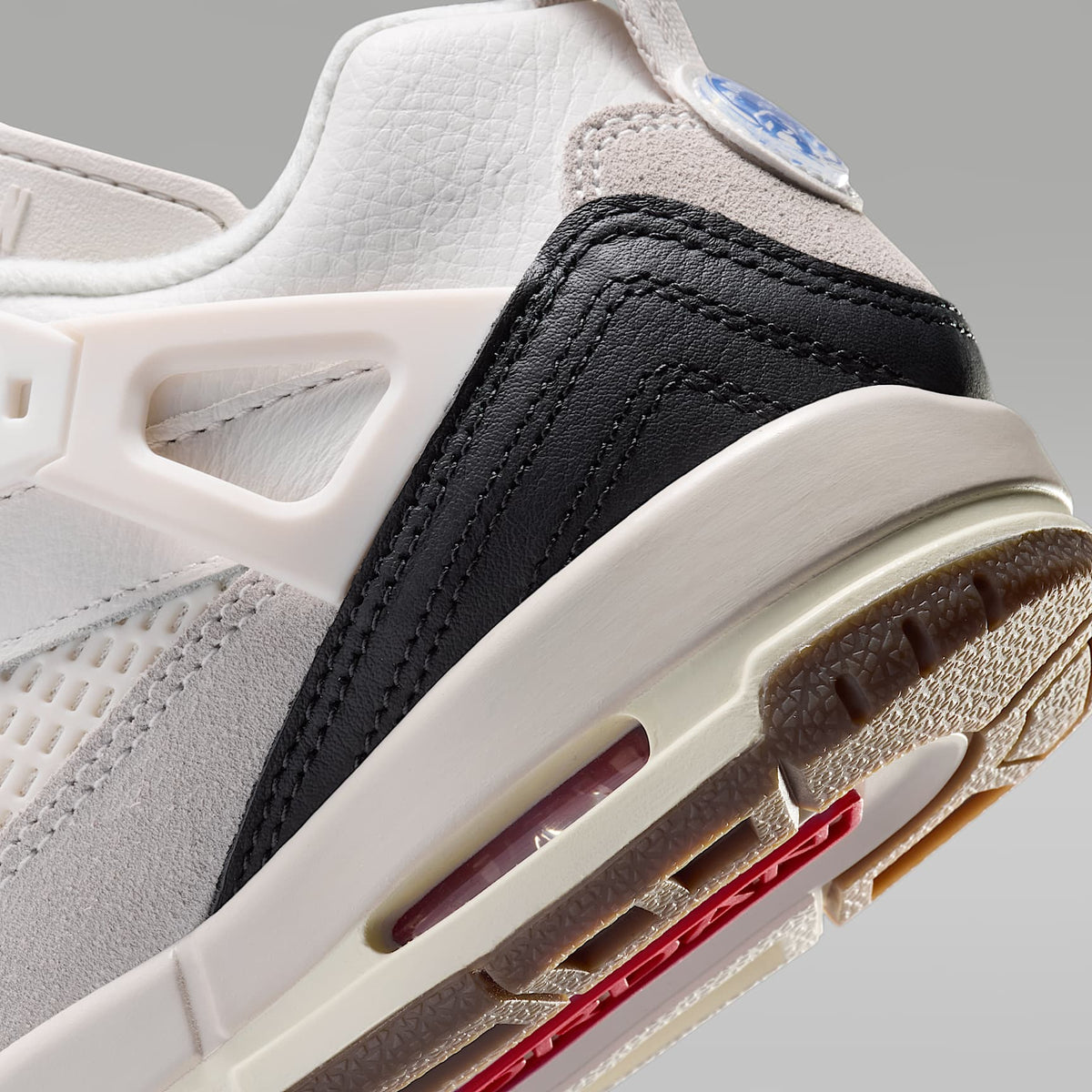 Jordan Spizike Low FC – Fantasma/Vela/Azul eléctrico/Rojo universitario – vista 8