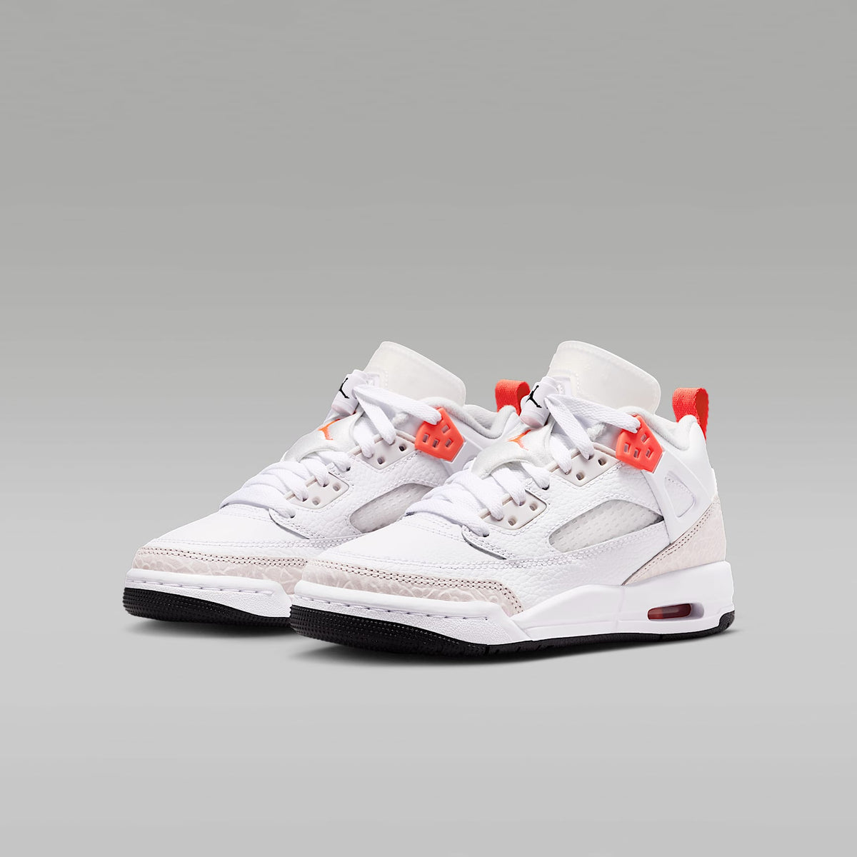 Jordan Spizike Low – Blanco/Gris vasto/Negro/Carmesí brillante – vista 5