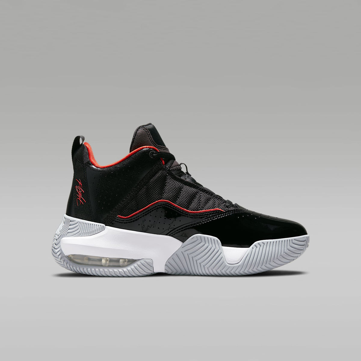 Jordan Stay Loyal – Negro/Blanco/Gris lobo/Rojo chile – vista 3