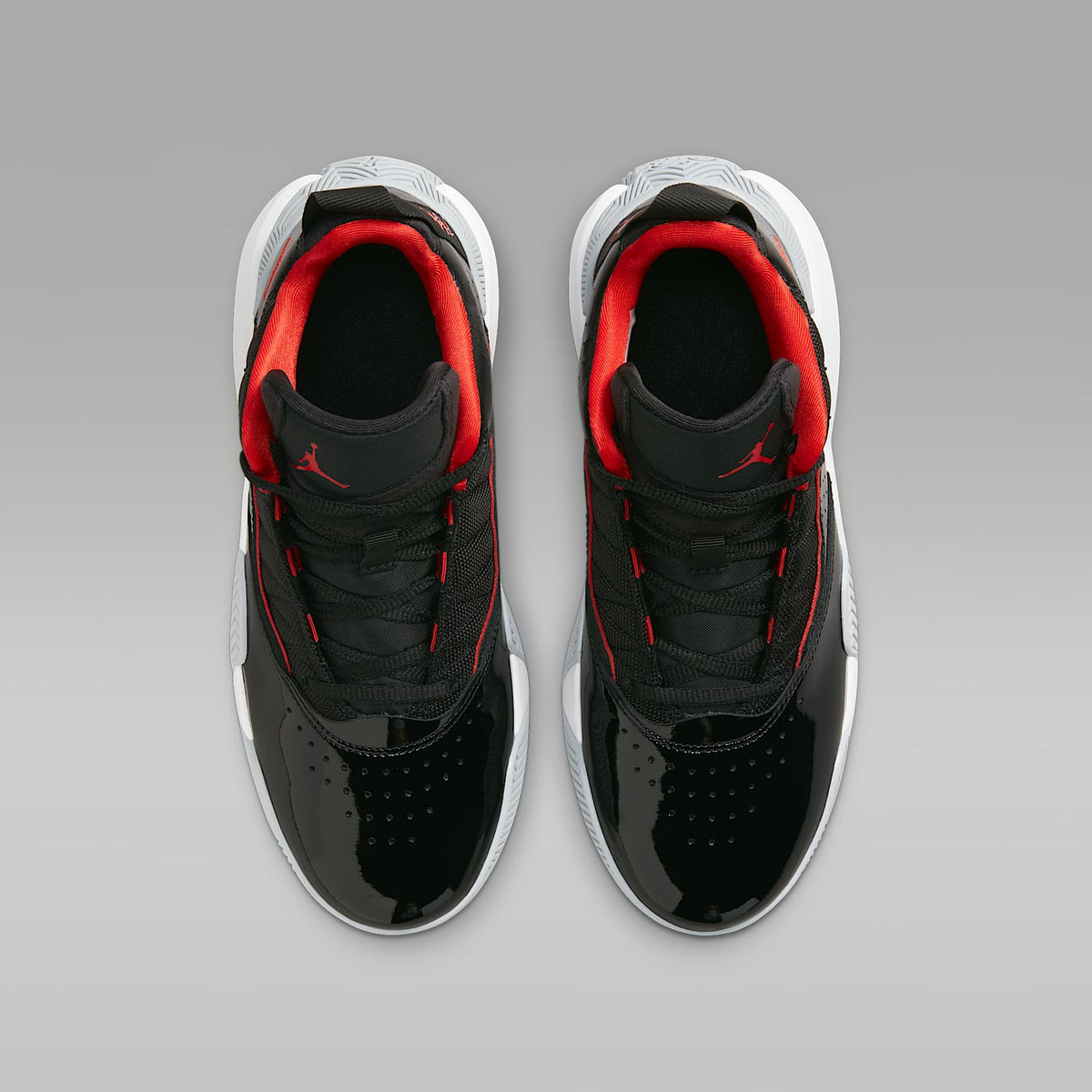 Jordan Stay Loyal – Negro/Blanco/Gris lobo/Rojo chile – vista 4