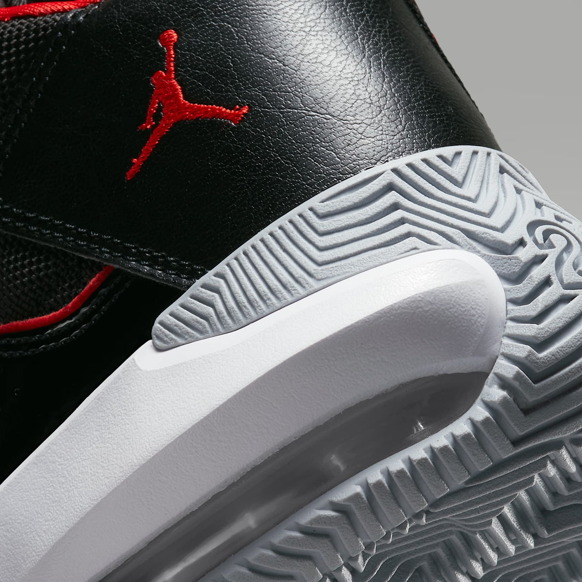 Jordan Stay Loyal – Negro/Blanco/Gris lobo/Rojo chile – vista 8
