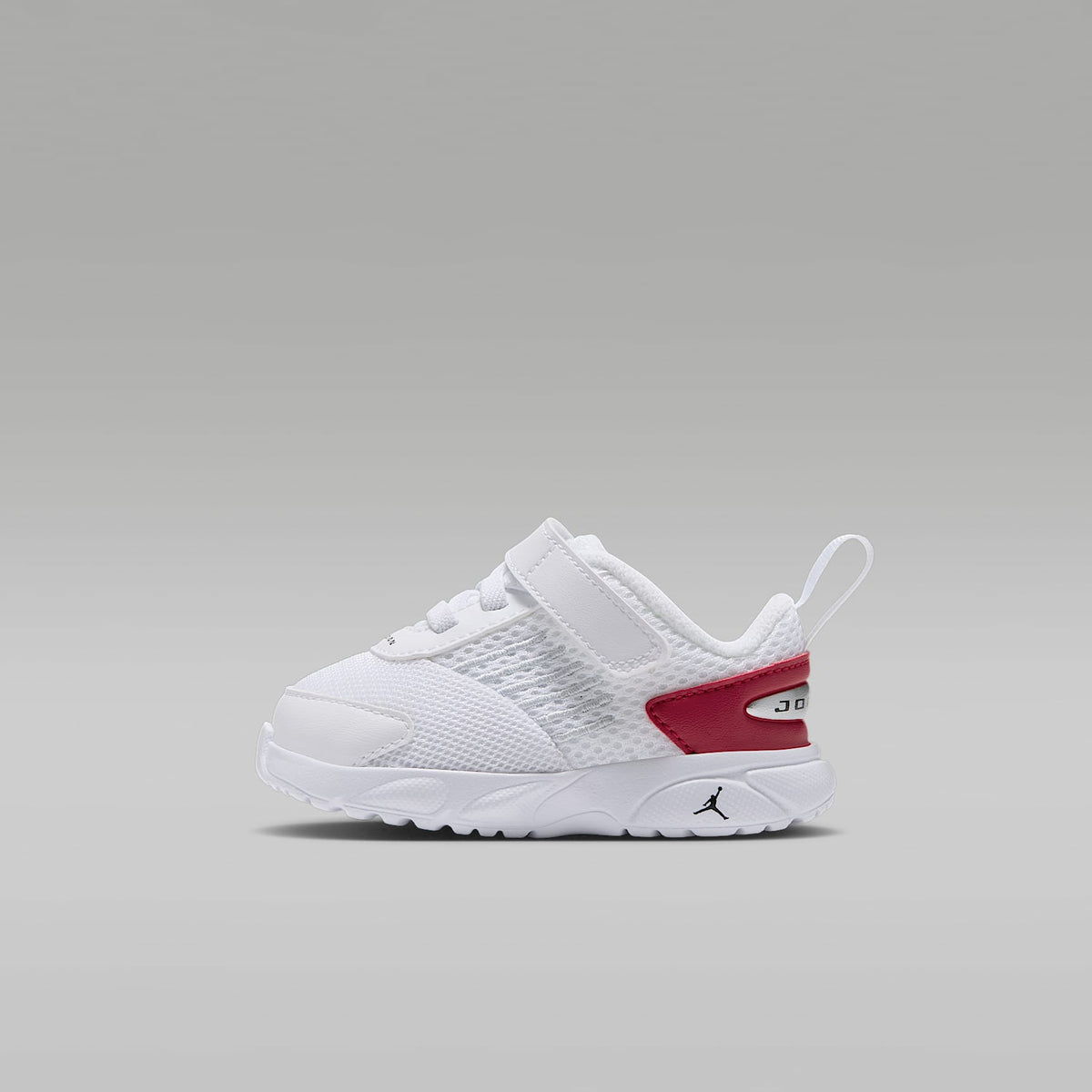 Jordan Trunner Flow – Blanco/Rojo gimnasio/Plata metalizado/Negro – vista 1