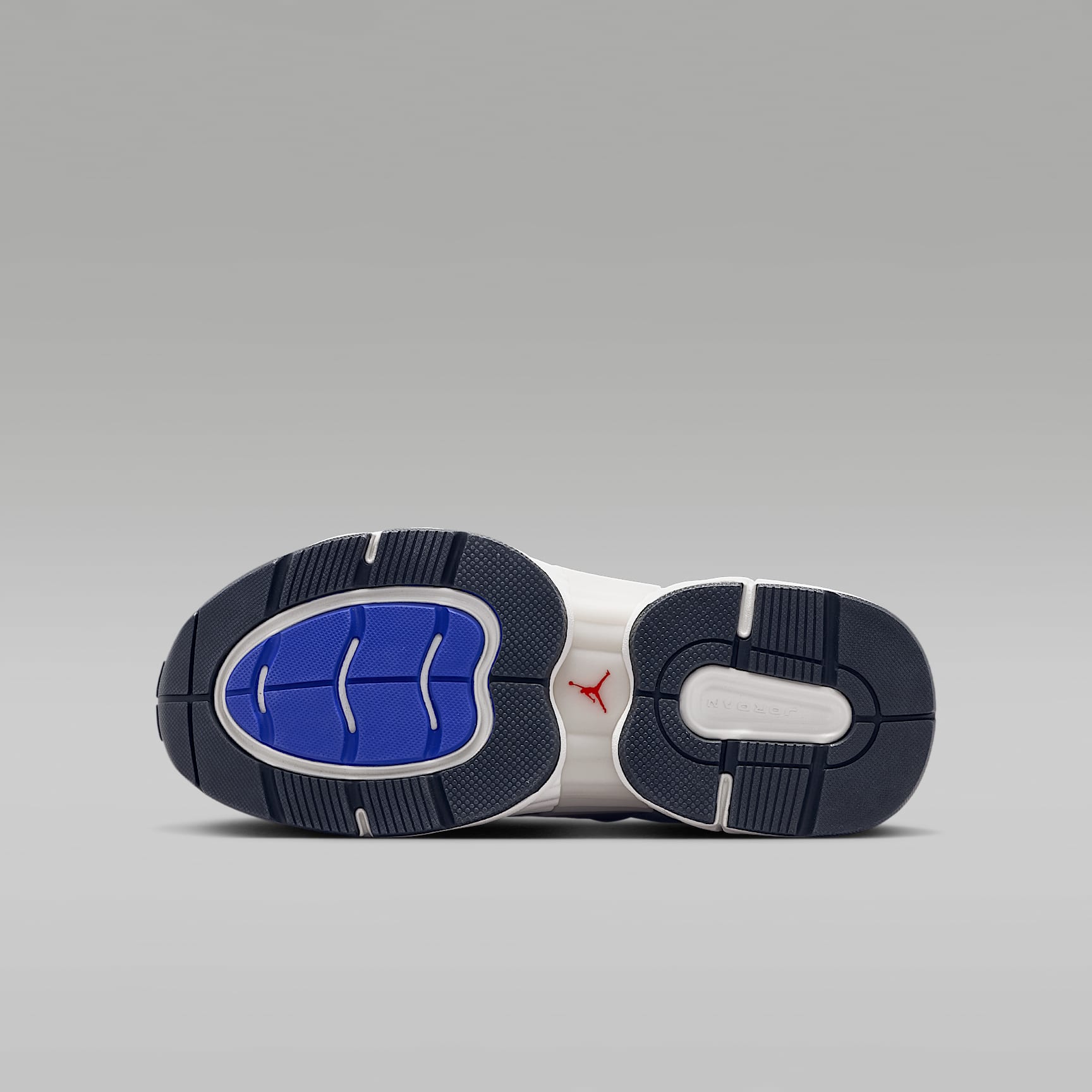 Jordan Trunner O/S – Fantasma/Sombrío apagado/Royal juego/Rojo universitario – vista 2