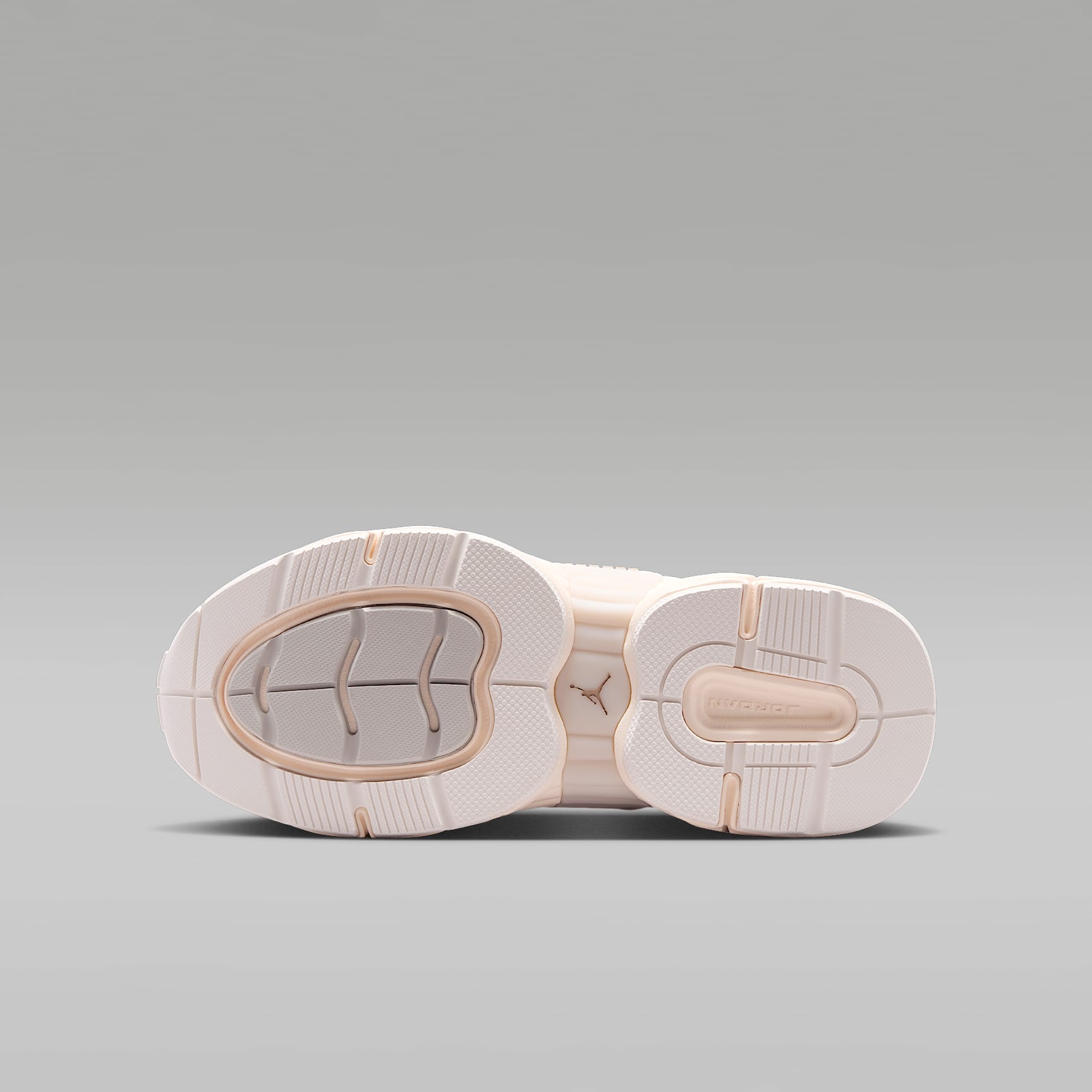 Jordan Trunner O/S – Mena de hierro claro/Gris humo/Tiza/Café medio leyenda – vista 2