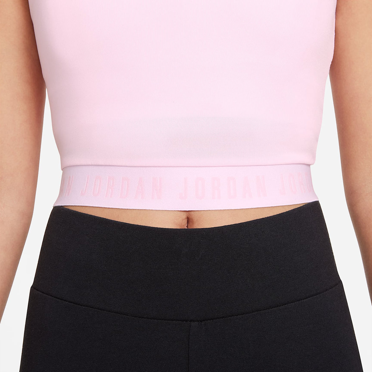 Camiseta de tirantes para niña talla grande Jordan – Espuma rosa – vista 4