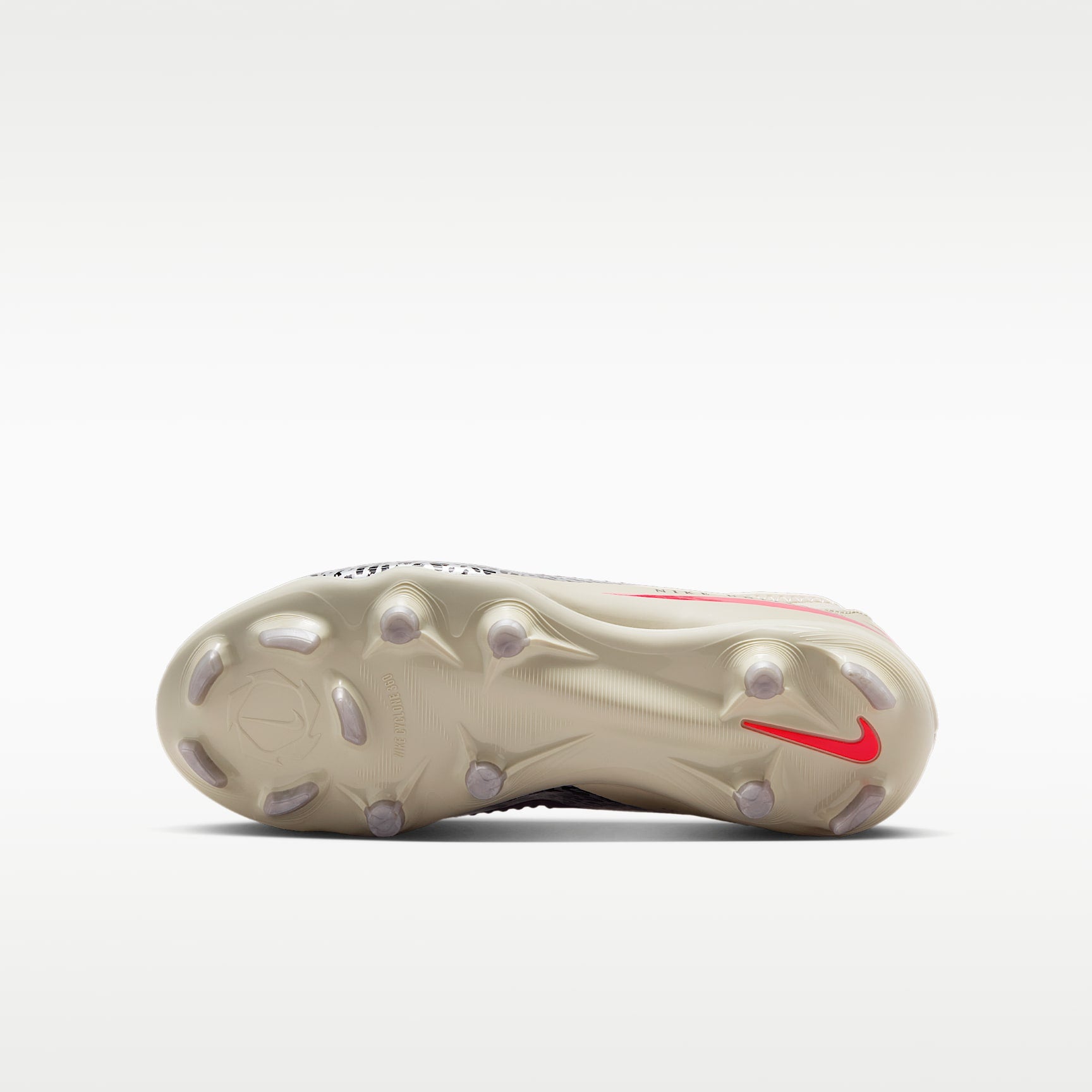 Nike United Jr. Phantom 6 High Academy – Burdeos enérgico/Fósil/Rojo universitario – vista 2
