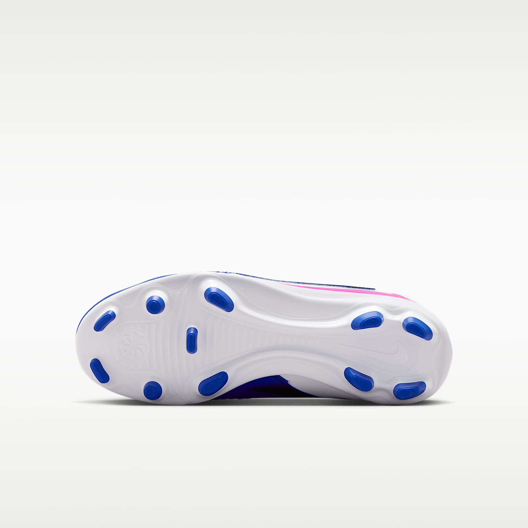 Nike Jr. Phantom 6 High Club – Azul carrera/Blanco/Avalancha rosa – vista 2