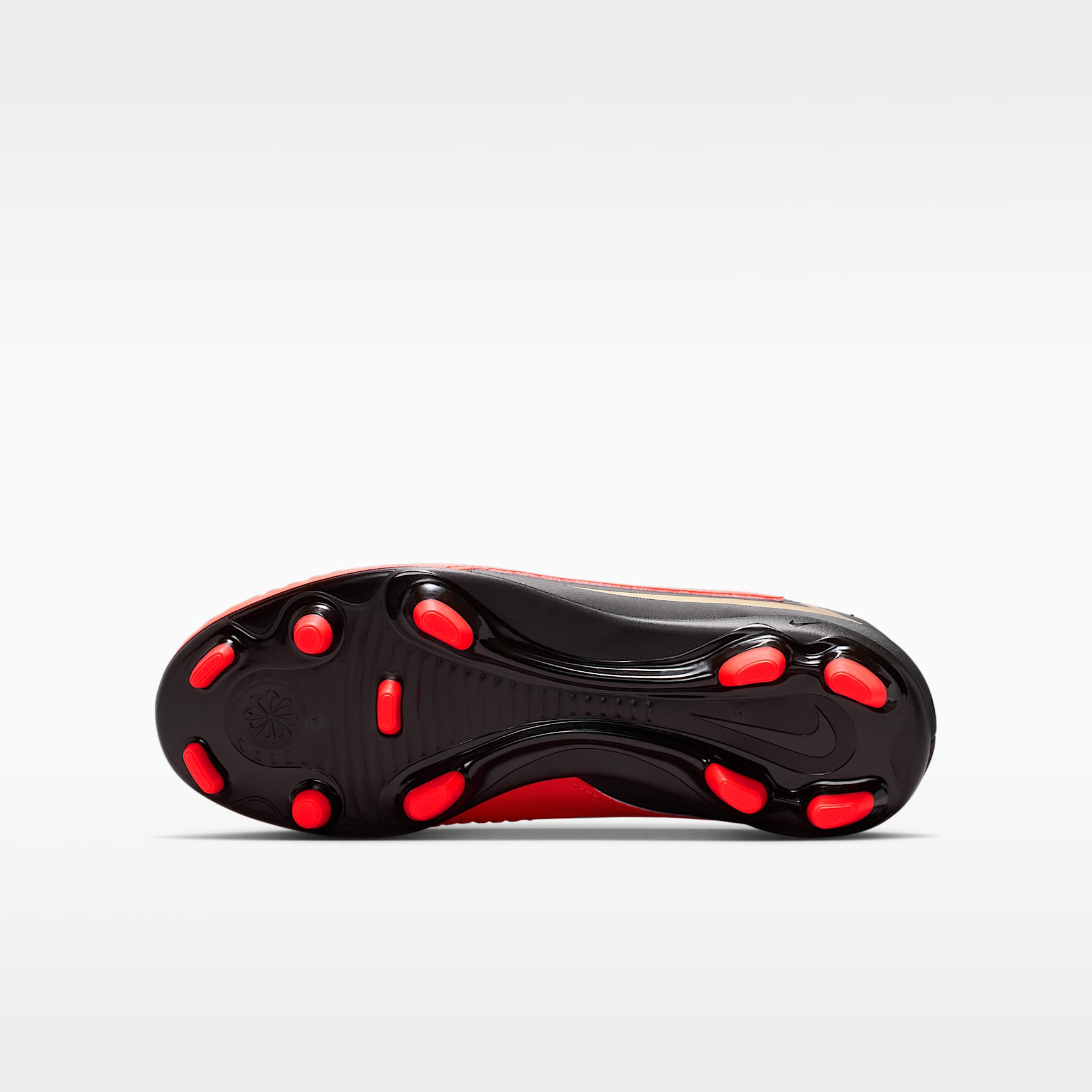 Nike Jr. Phantom 6 High Club – Carmesí brillante/Carmesí brillante/Negro – vista 2