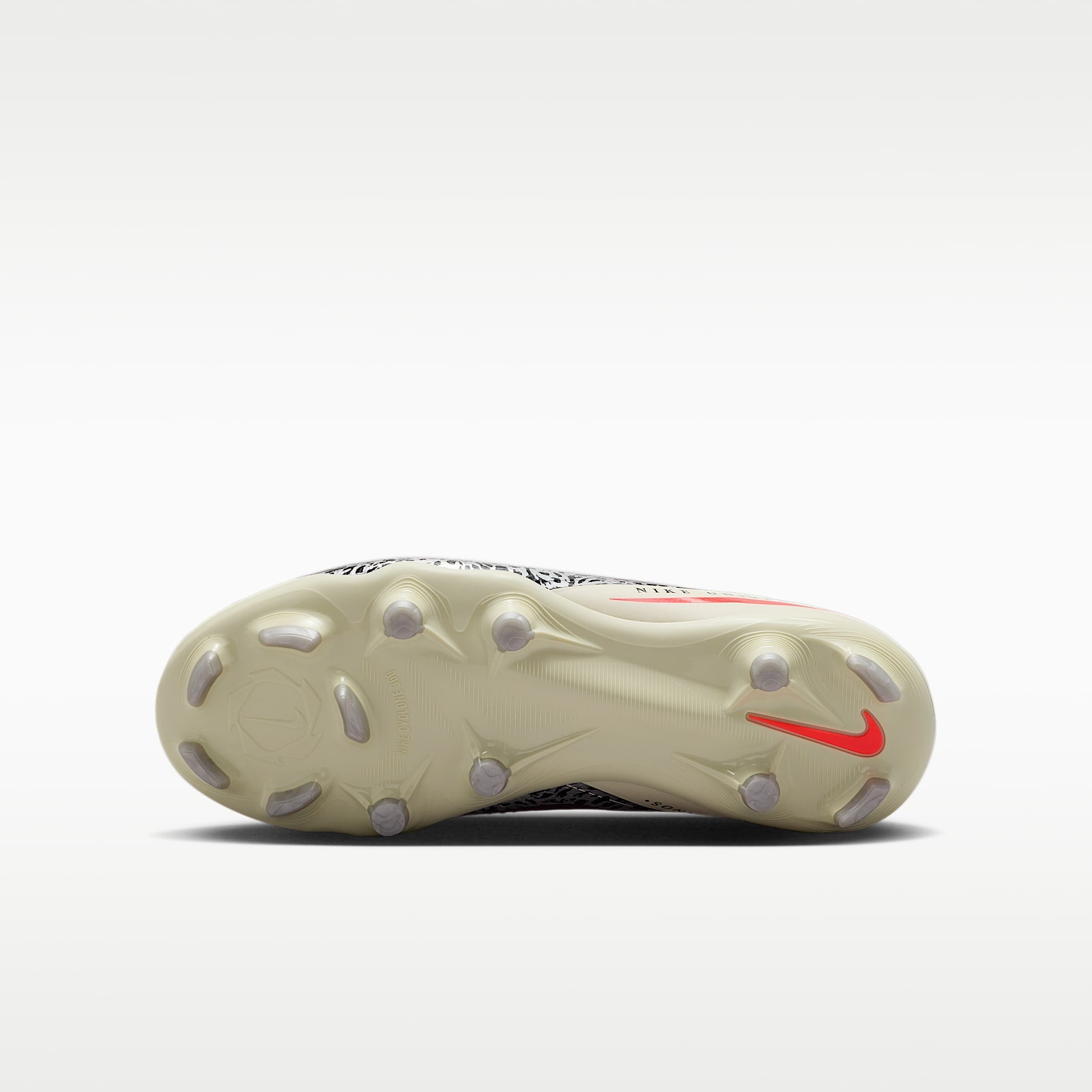 Nike United Jr. Phantom 6 Low Pro – Burdeos enérgico/Fósil/Rojo universitario – vista 2