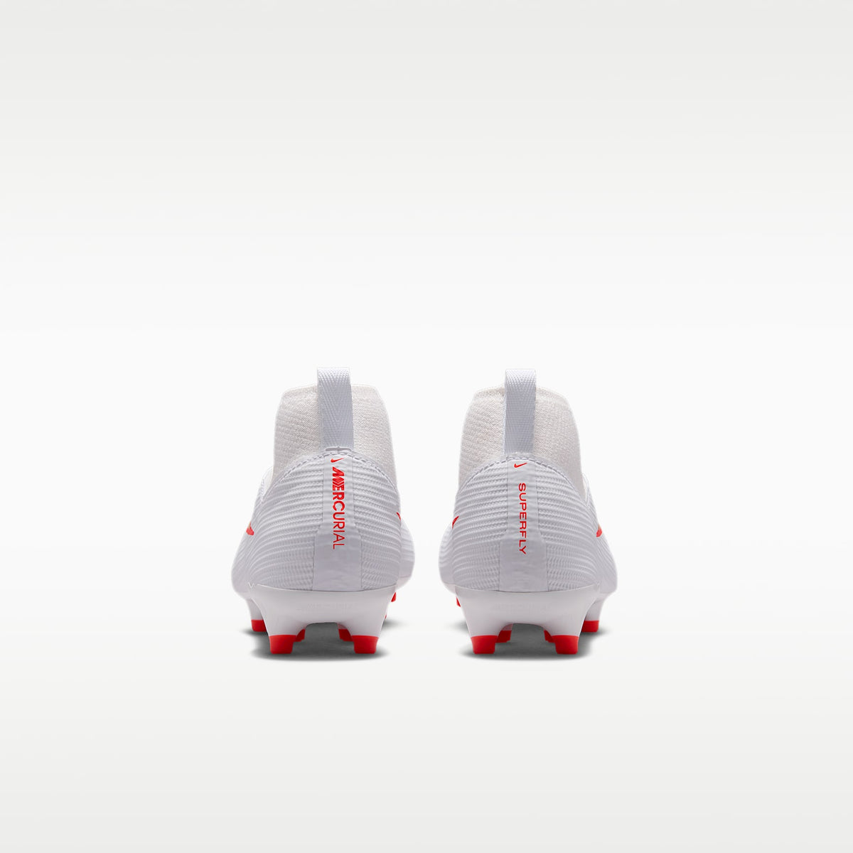 Nike Jr. Mercurial Superfly 11 Academy – Blanco/Carmesí brillante/Difuso – vista 6