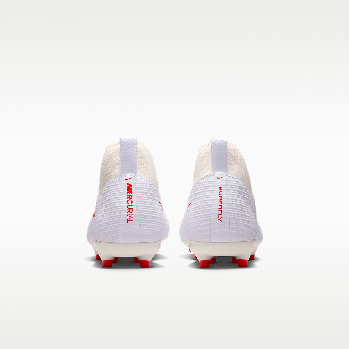 Nike Jr. Mercurial Superfly 11 Academy – Blanco/Carmesí brillante/Difuso – vista 6