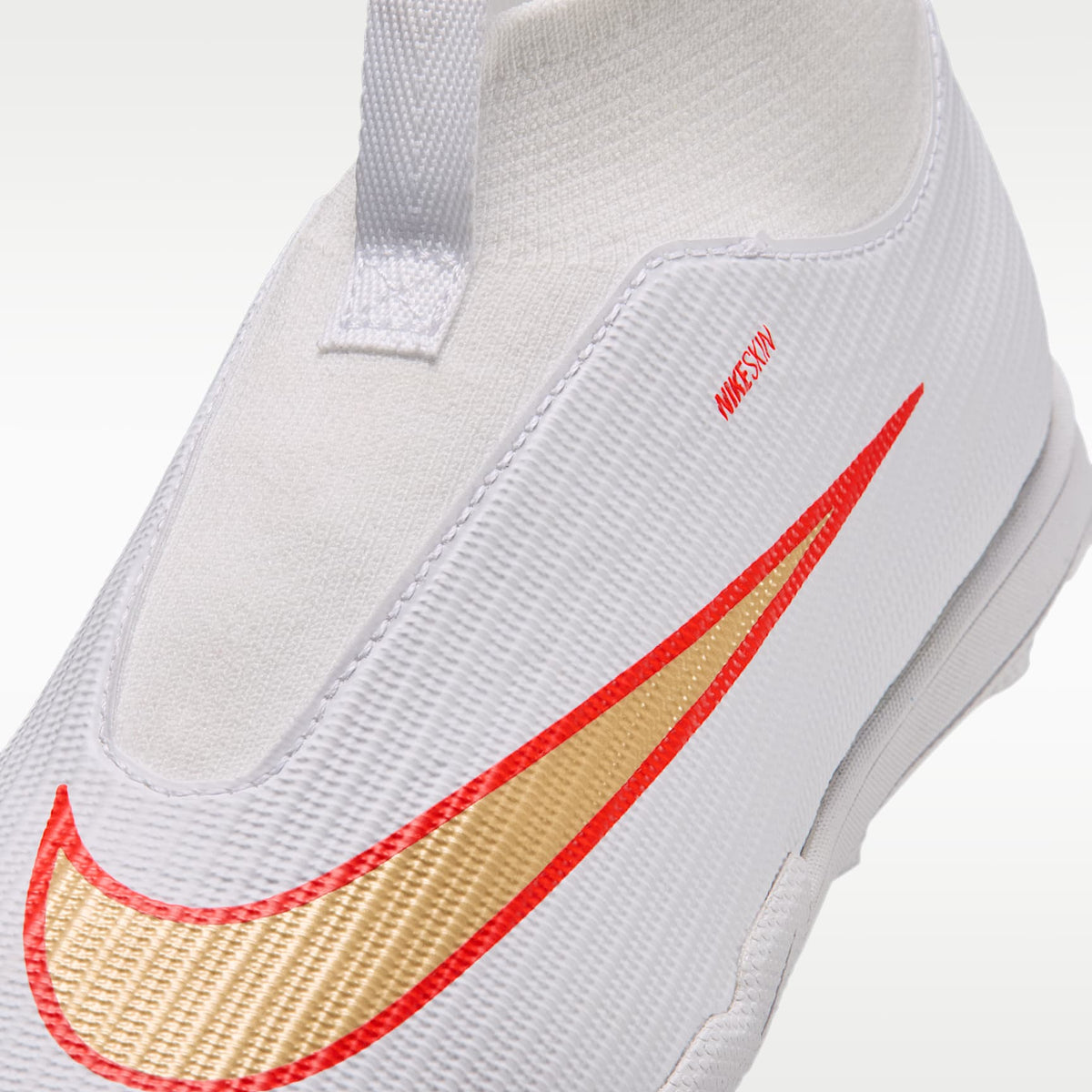 Nike Jr. Mercurial Superfly 11 Academy – Blanco/Carmesí brillante/Difuso – vista 7