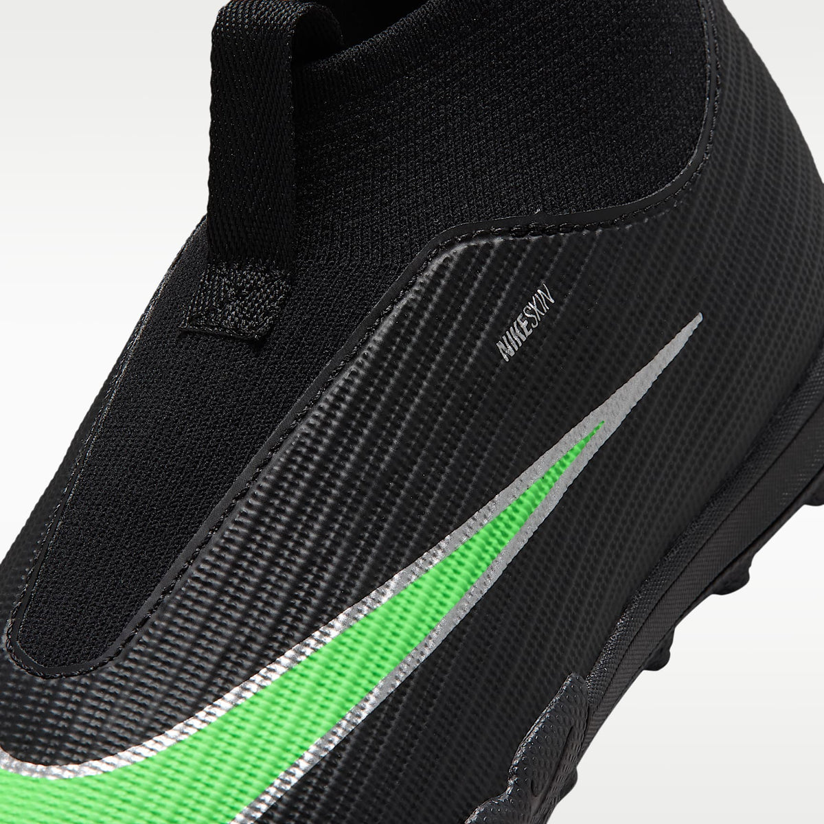Nike Jr. Mercurial Superfly 11 Academy – Negro/Negro/Verde ilusión – vista 7