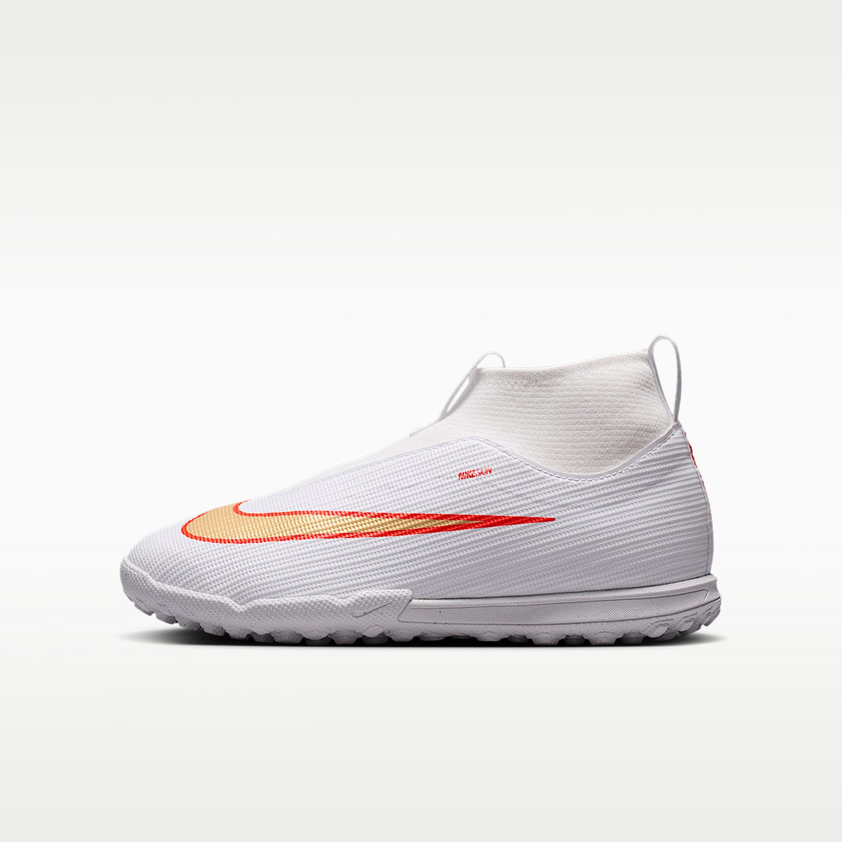 Nike Jr. Mercurial Superfly 11 Academy – Blanco/Carmesí brillante/Difuso – vista 1