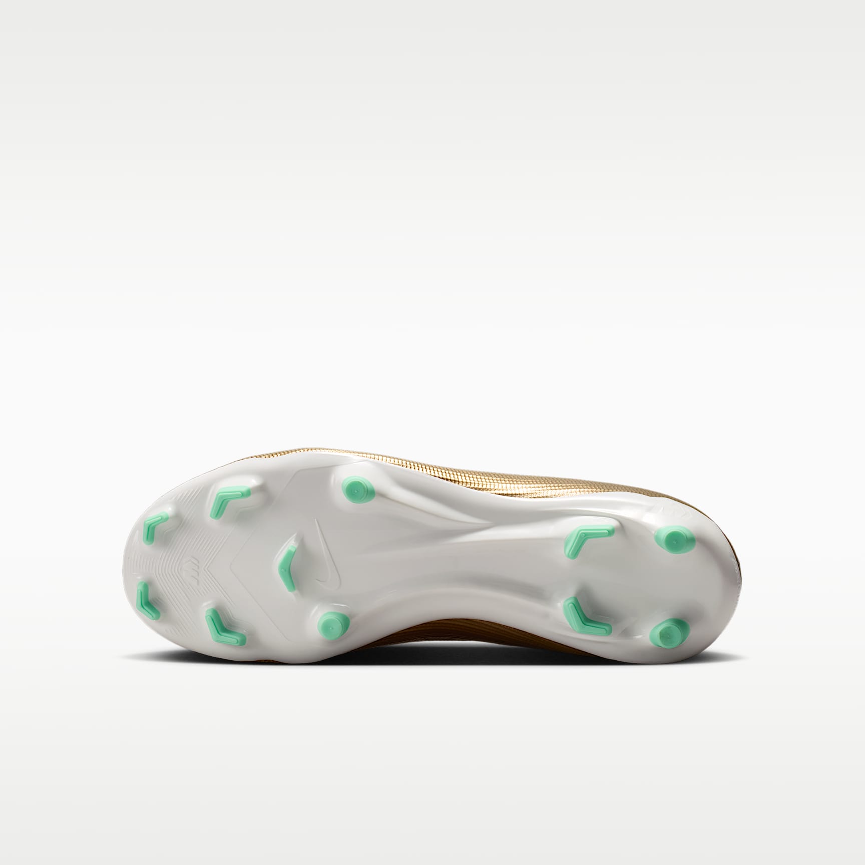 Nike Jr. Mercurial Superfly 11 Academy "Kylian Mbappé" – Oro metalizado/Verde resplandor – vista 2