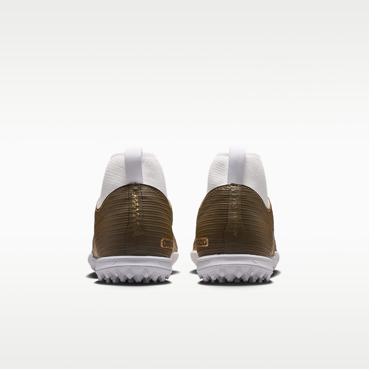 Nike Jr. Mercurial Superfly 11 Academy "Kylian Mbappé" – Oro metalizado/Verde resplandor – vista 6