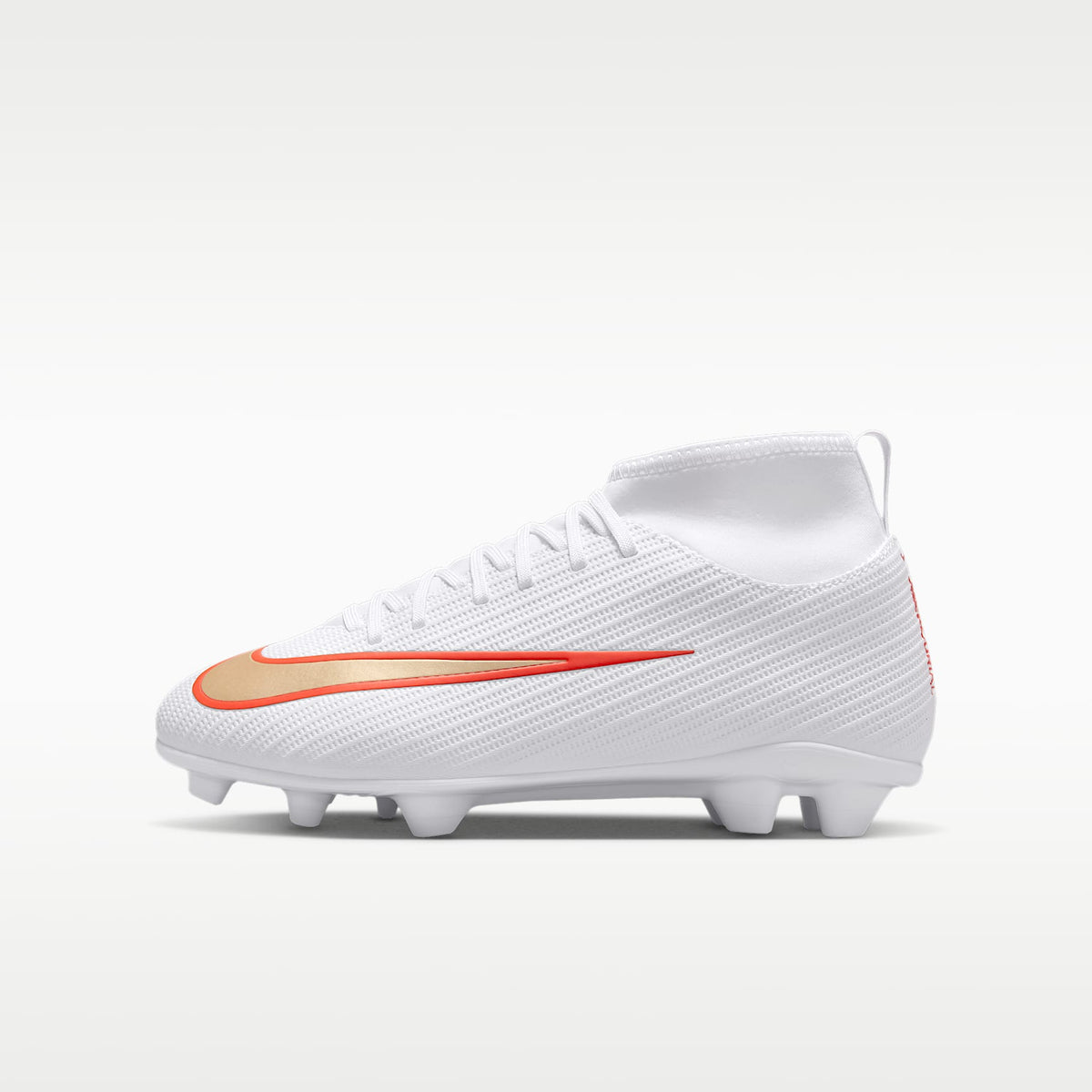 Nike Jr. Mercurial Superfly 11 Club – Blanco/Carmesí brillante/Difuso – vista 1