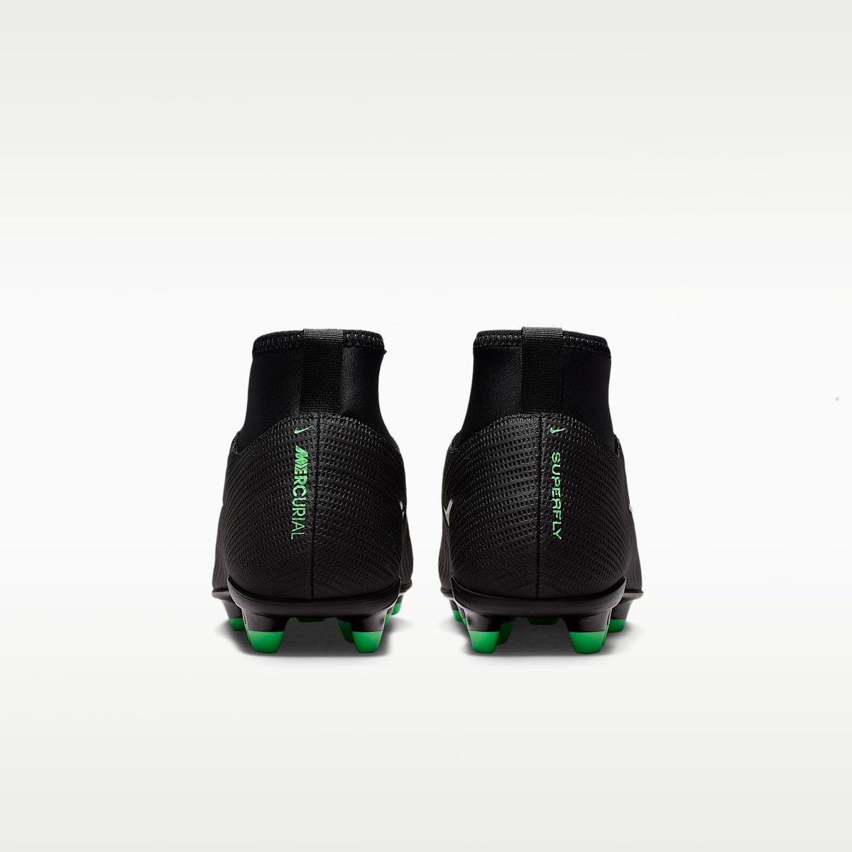 Nike Jr. Mercurial Superfly 11 Club – Negro/Negro/Verde ilusión – vista 6