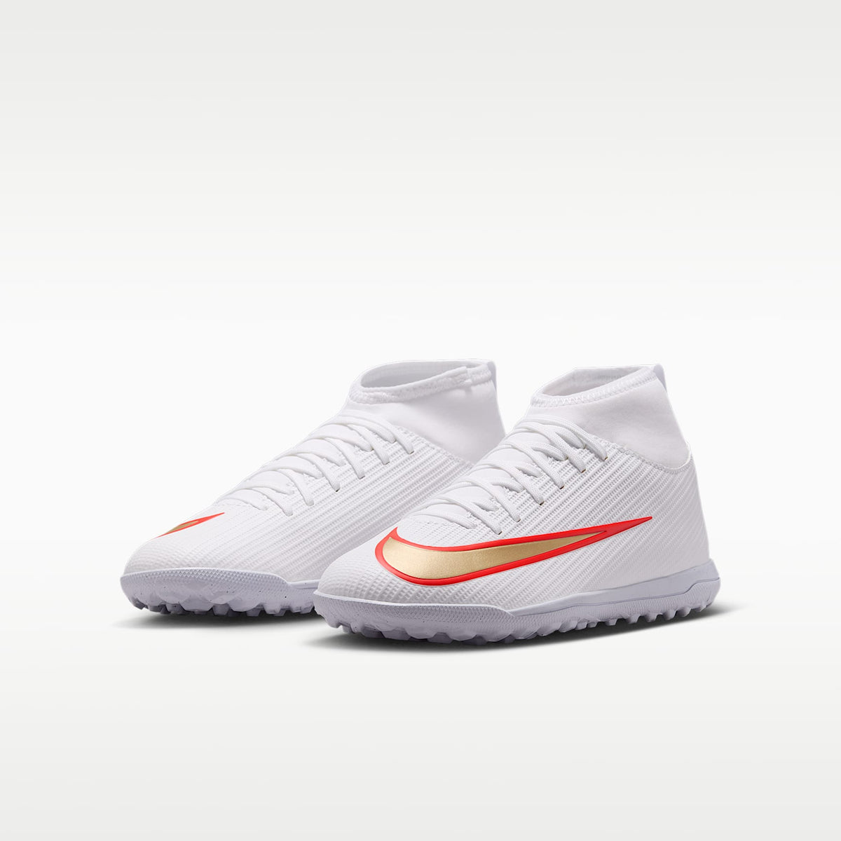 Nike Jr. Mercurial Superfly 11 Club – Blanco/Carmesí brillante/Difuso – vista 5