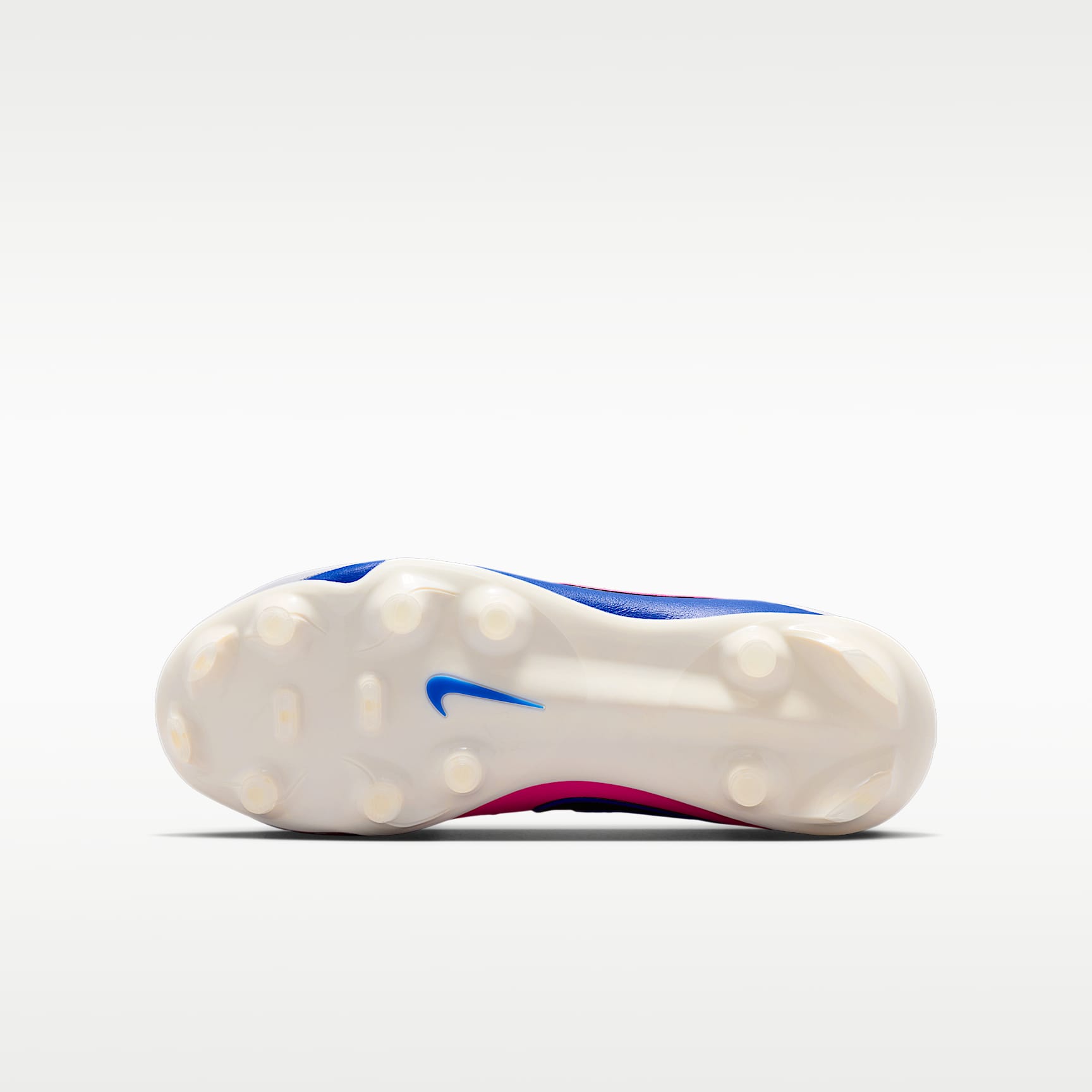 Nike Jr. Tiempo Maestro Academy – Blanco/Azul carrera/Avalancha rosa/Negro – vista 2