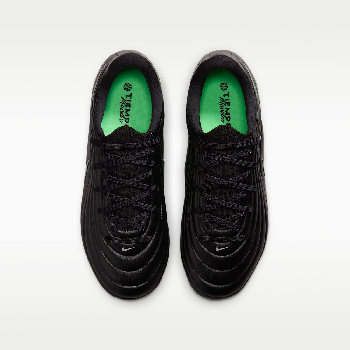 Nike Jr. Tiempo Maestro Academy – Negro/Negro/Verde ilusión – vista 4