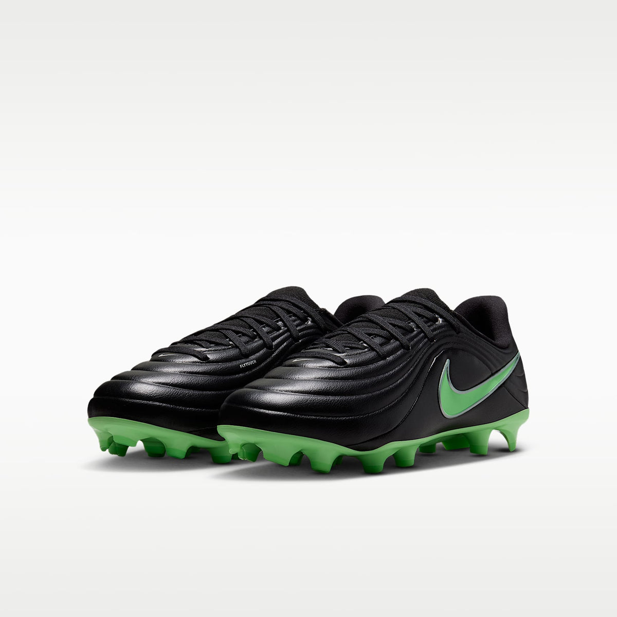 Nike Jr. Tiempo Maestro Academy – Negro/Negro/Verde ilusión – vista 5