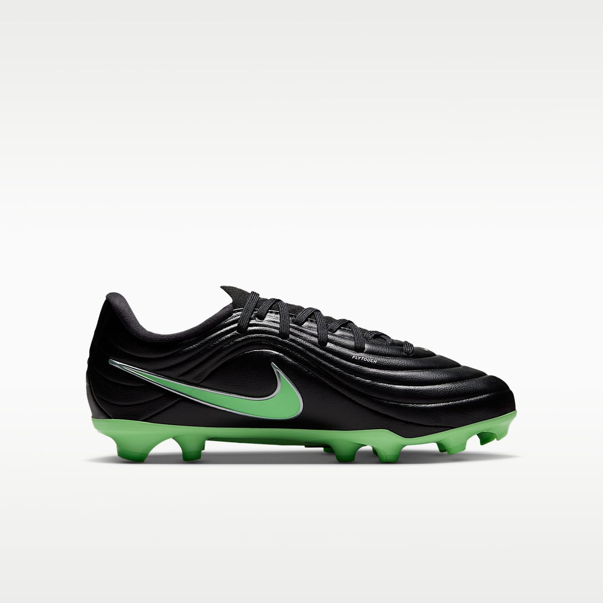 Nike Jr. Tiempo Maestro Academy – Negro/Negro/Verde ilusión – vista 3