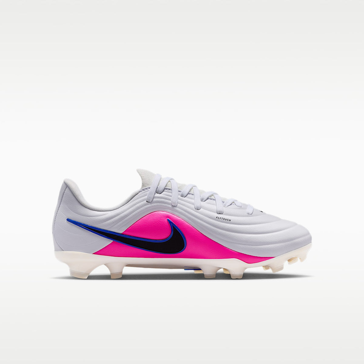 Nike Jr. Tiempo Maestro Academy – Blanco/Azul carrera/Avalancha rosa/Negro – vista 3
