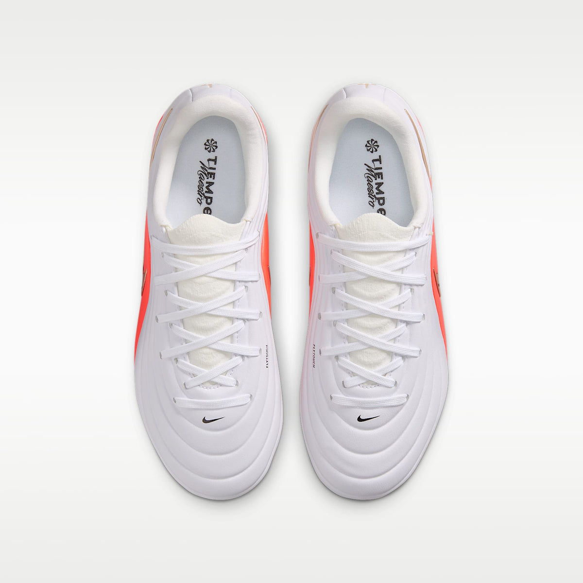 Nike Jr. Tiempo Maestro Academy – Blanco/Carmesí brillante/Difuso – vista 4