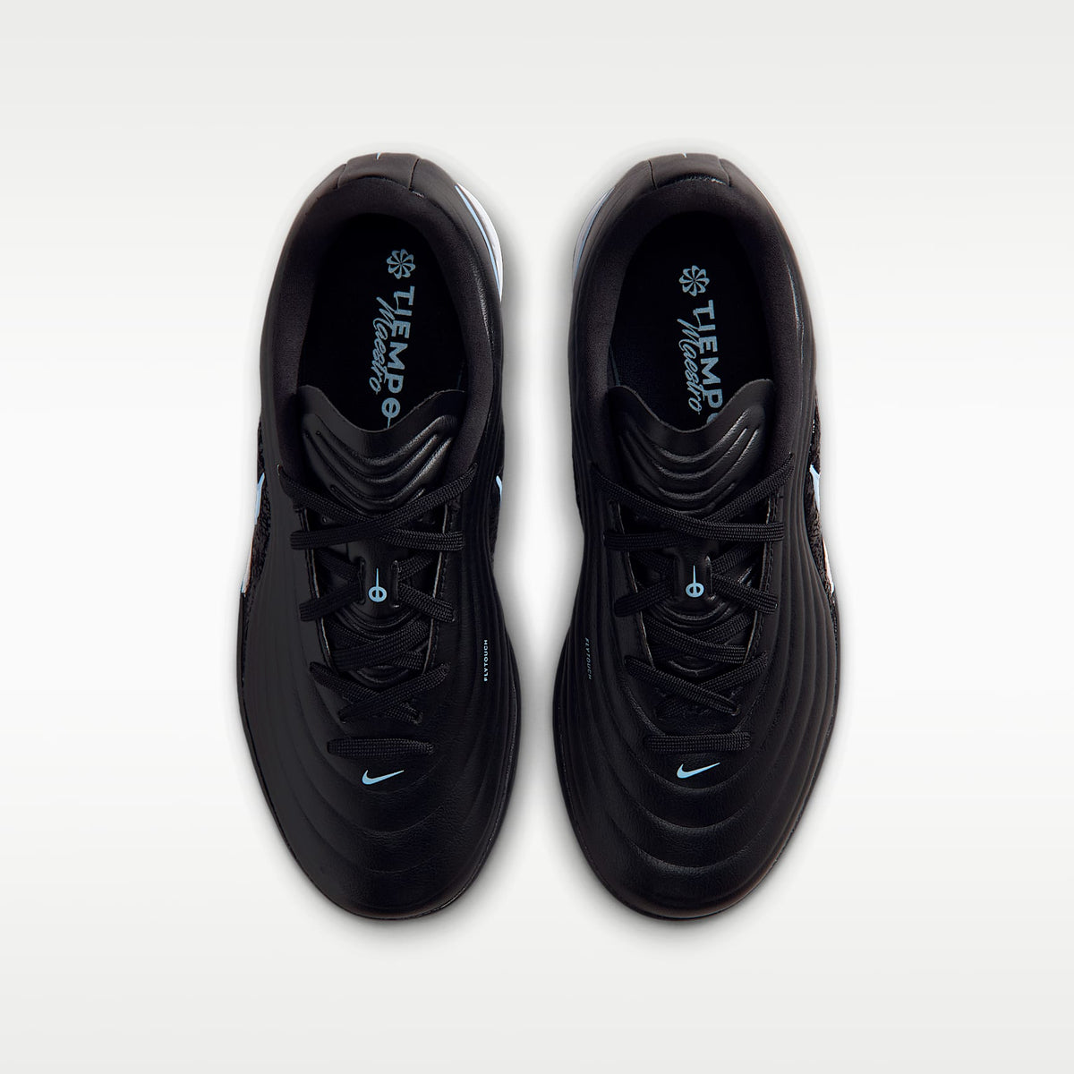 Nike Jr. Tiempo Maestro Academy – Negro/Azul hielo – vista 4