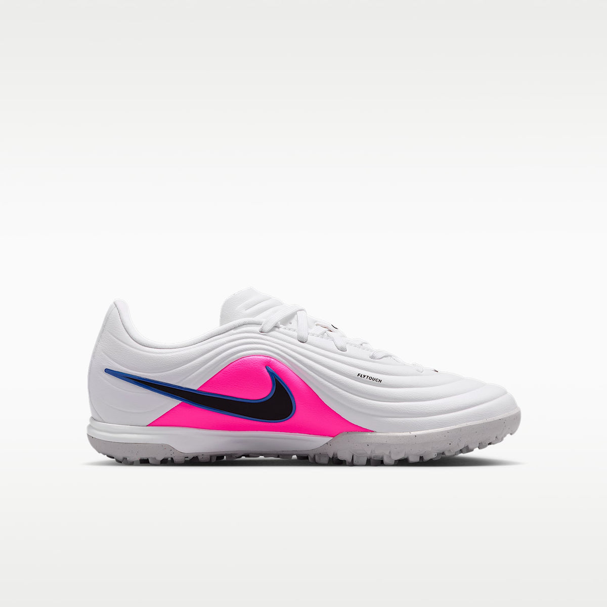 Nike Jr. Tiempo Maestro Academy – Blanco/Azul carrera/Avalancha rosa/Negro – vista 3