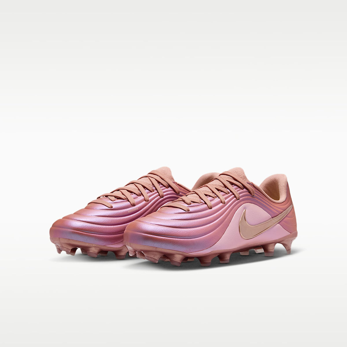 Nike Jr. Tiempo Maestro Academy LE – Bronce rojo metálico/Oro rosa metalizado – vista 5