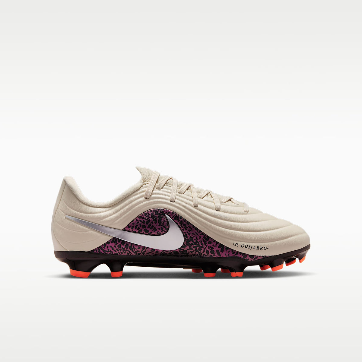 Nike United Jr. Tiempo Maestro Academy – Fósil/Burdeos enérgico/Plata metalizado – vista 3
