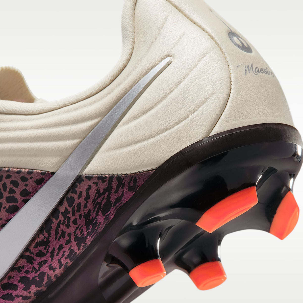 Nike United Jr. Tiempo Maestro Academy – Fósil/Burdeos enérgico/Plata metalizado – vista 9