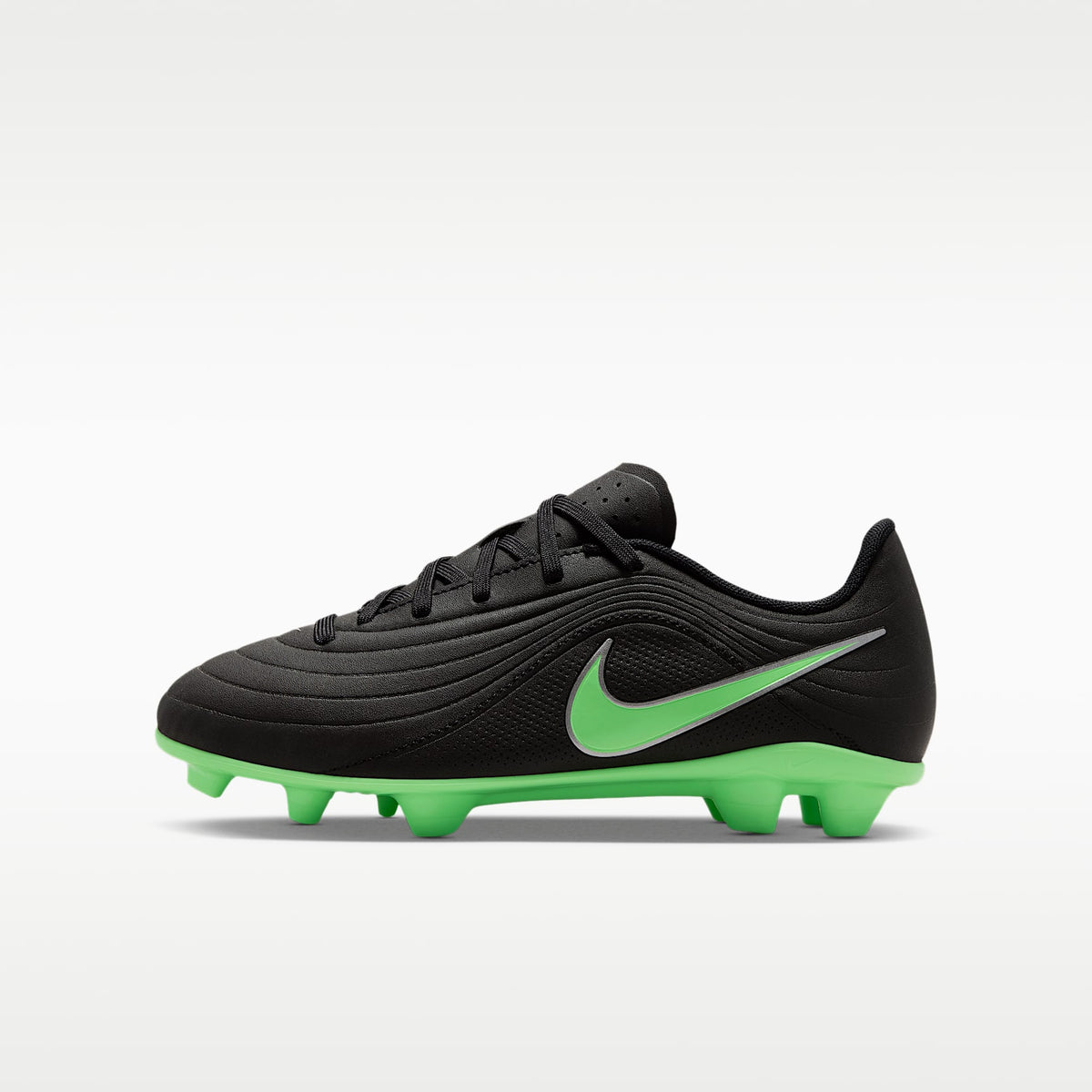 Nike Jr. Tiempo Maestro Club – Negro/Negro/Verde ilusión – vista 1