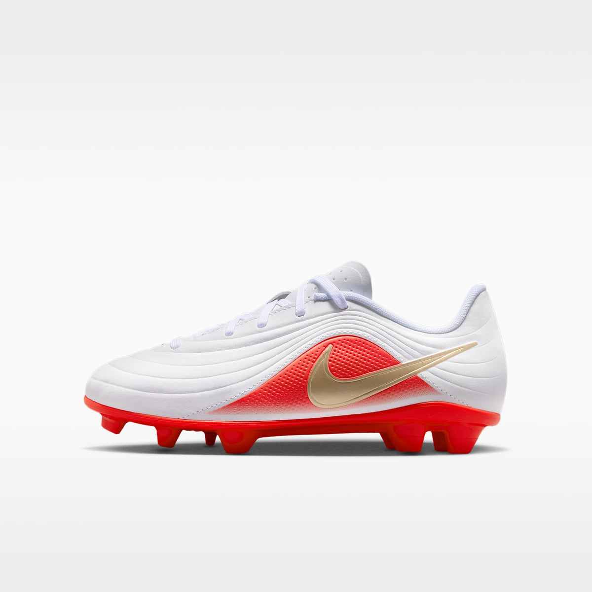 Nike Jr. Tiempo Maestro Club – Blanco/Carmesí brillante/Difuso – vista 1