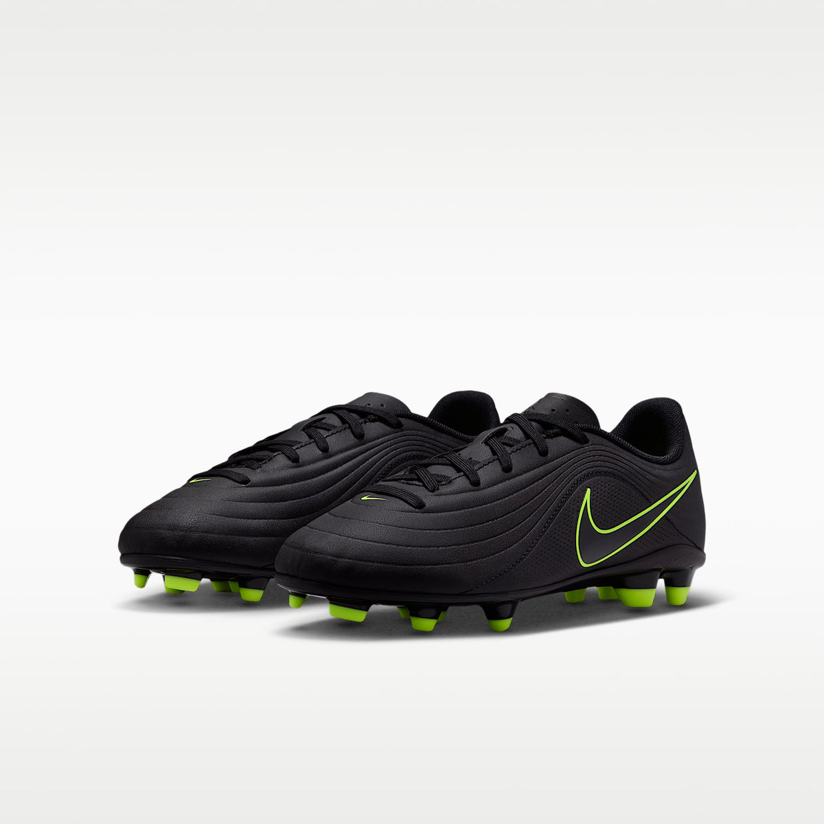 Nike Jr. Tiempo Maestro Club – Negro/Volt/Negro – vista 5