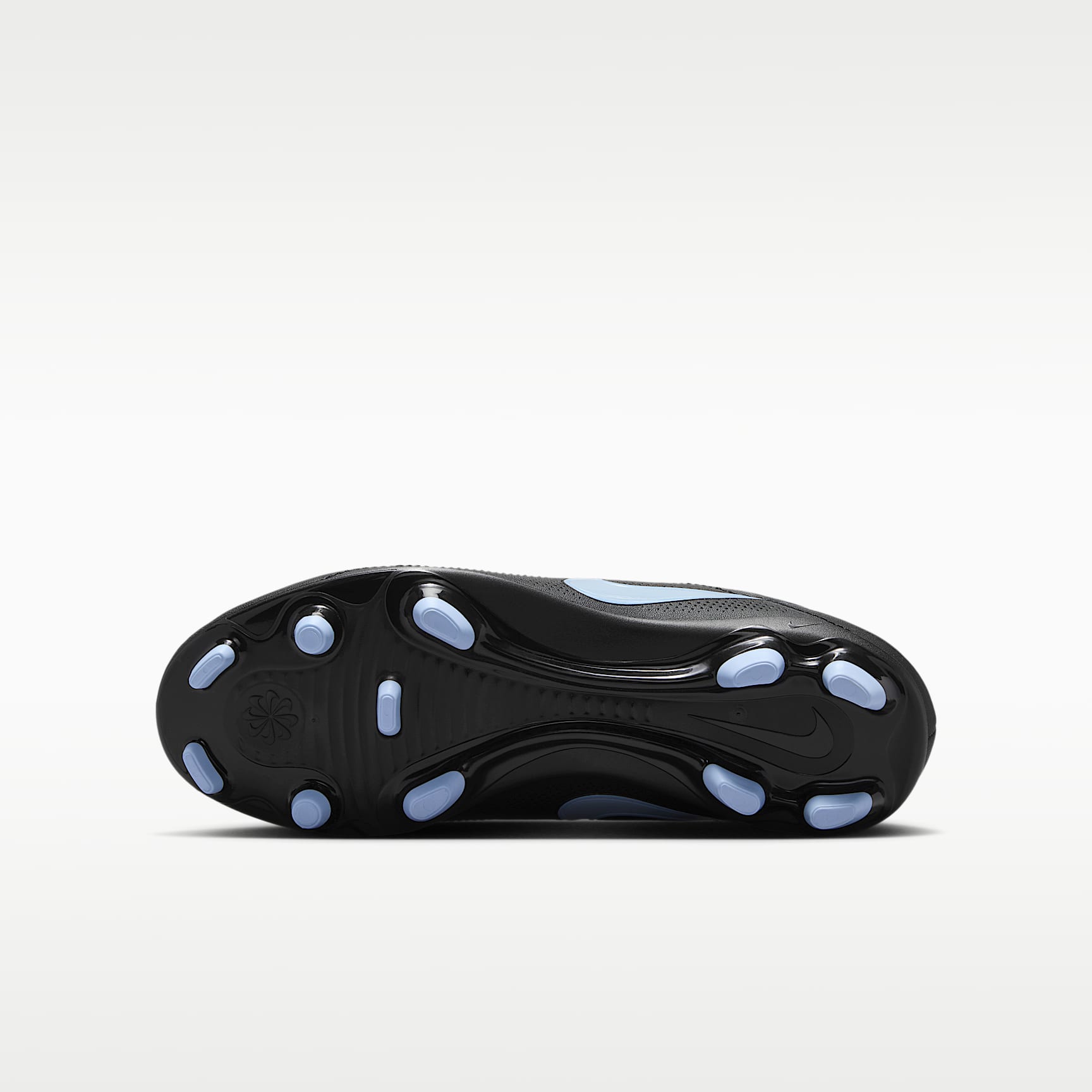Nike Jr. Tiempo Maestro Club – Negro/Azul hielo – vista 2