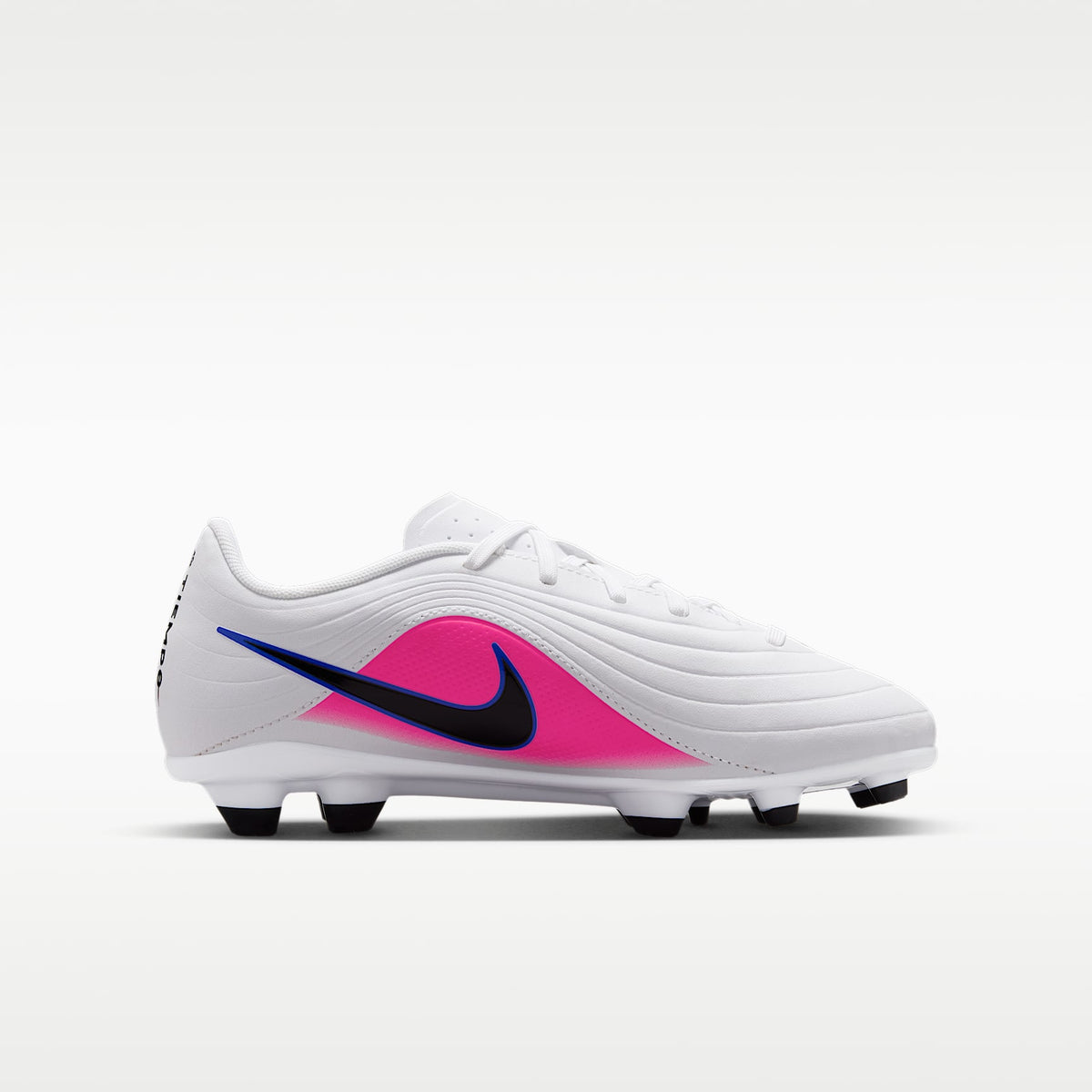 Nike Jr. Tiempo Maestro Club – Blanco/Azul carrera/Avalancha rosa/Negro – vista 3
