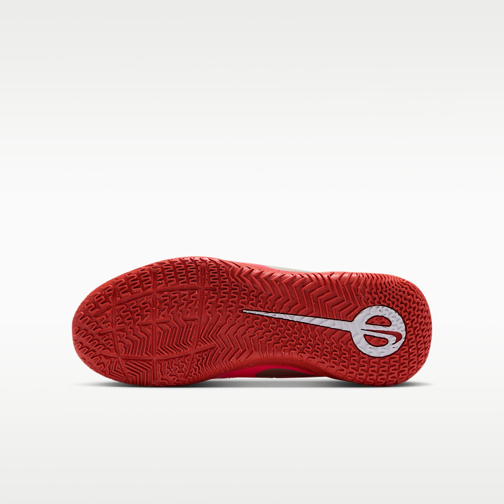 Nike Jr. Tiempo Maestro Club – Blanco/Carmesí brillante/Difuso – vista 2