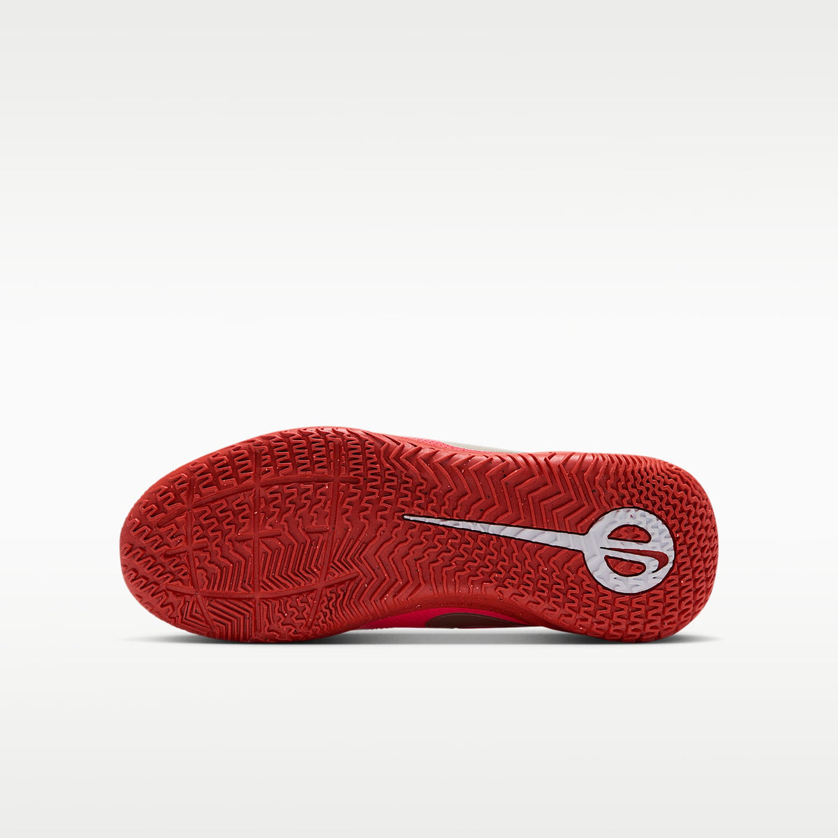 Nike Jr. Tiempo Maestro Club – Blanco/Carmesí brillante/Difuso – vista 2