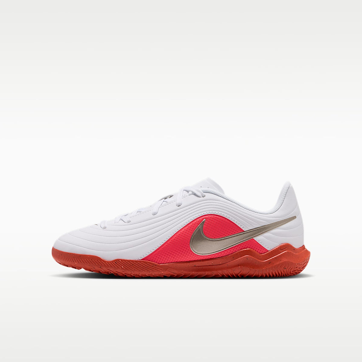 Nike Jr. Tiempo Maestro Club – Blanco/Carmesí brillante/Difuso – vista 1