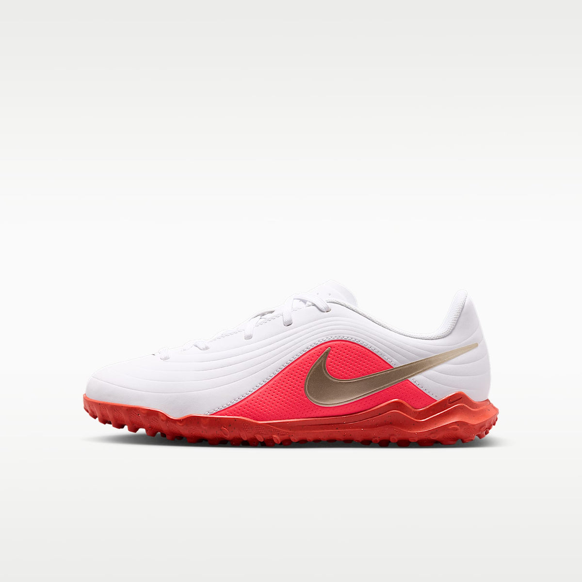 Nike Jr. Tiempo Maestro Club – Blanco/Carmesí brillante/Difuso – vista 1