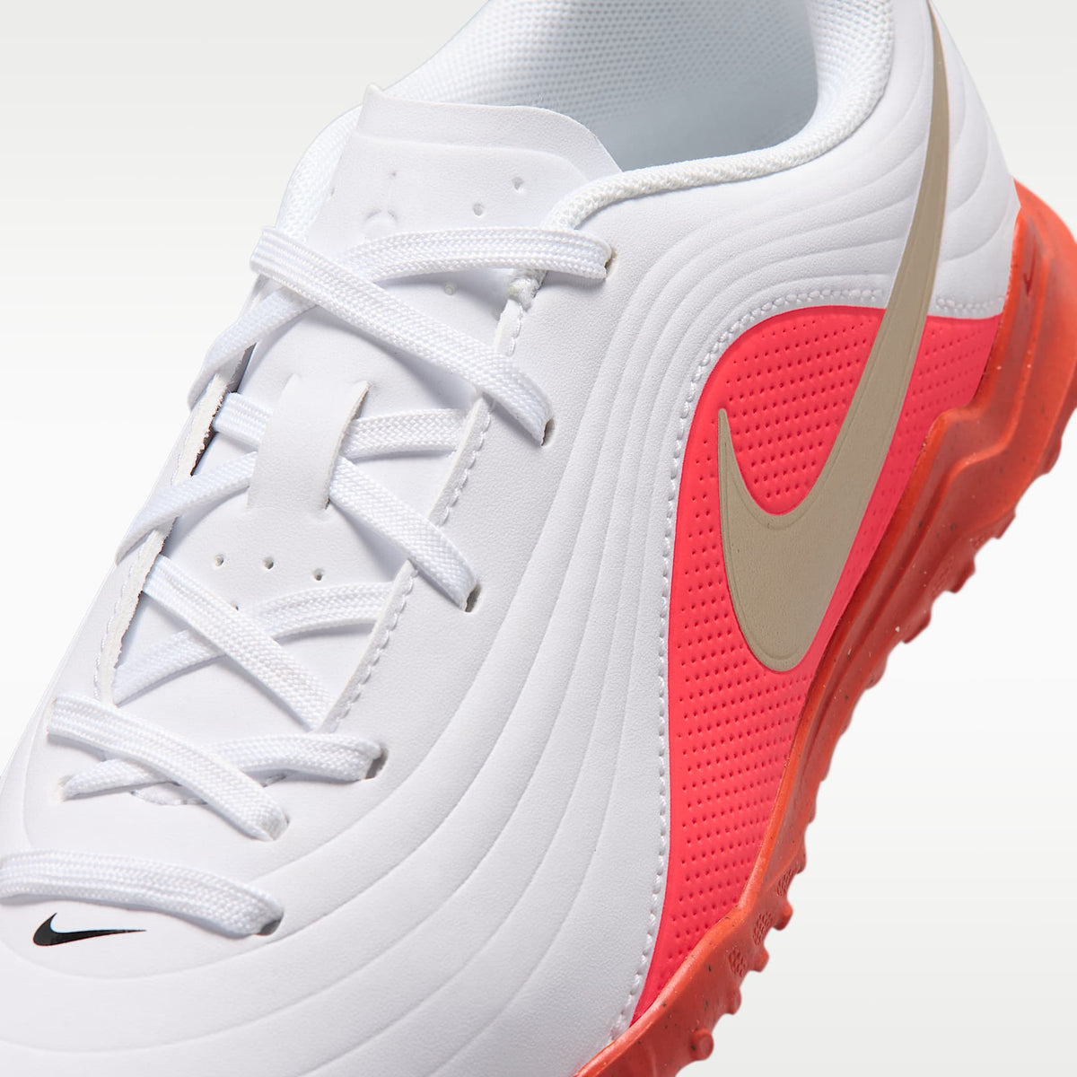 Nike Jr. Tiempo Maestro Club – Blanco/Carmesí brillante/Difuso – vista 7