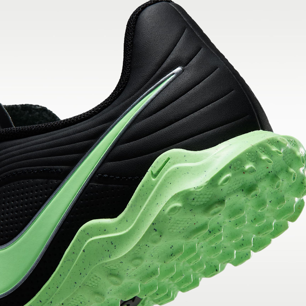 Nike Jr. Tiempo Maestro Club – Negro/Negro/Verde ilusión – vista 8