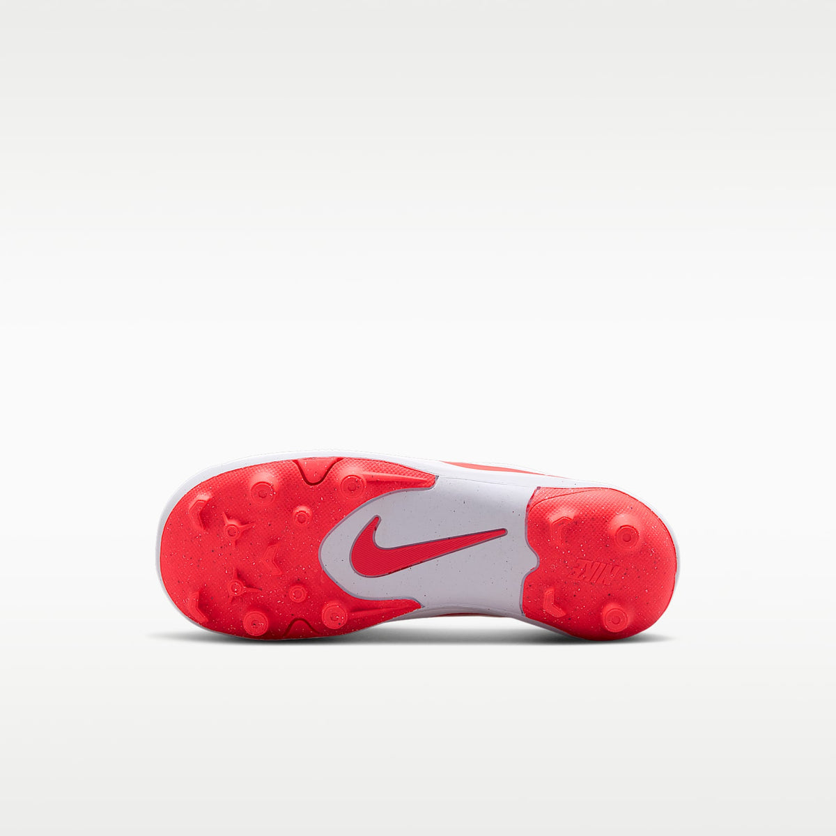 Nike Jr. Tiempo Maestro Club Flex – Blanco/Carmesí brillante/Difuso – vista 2