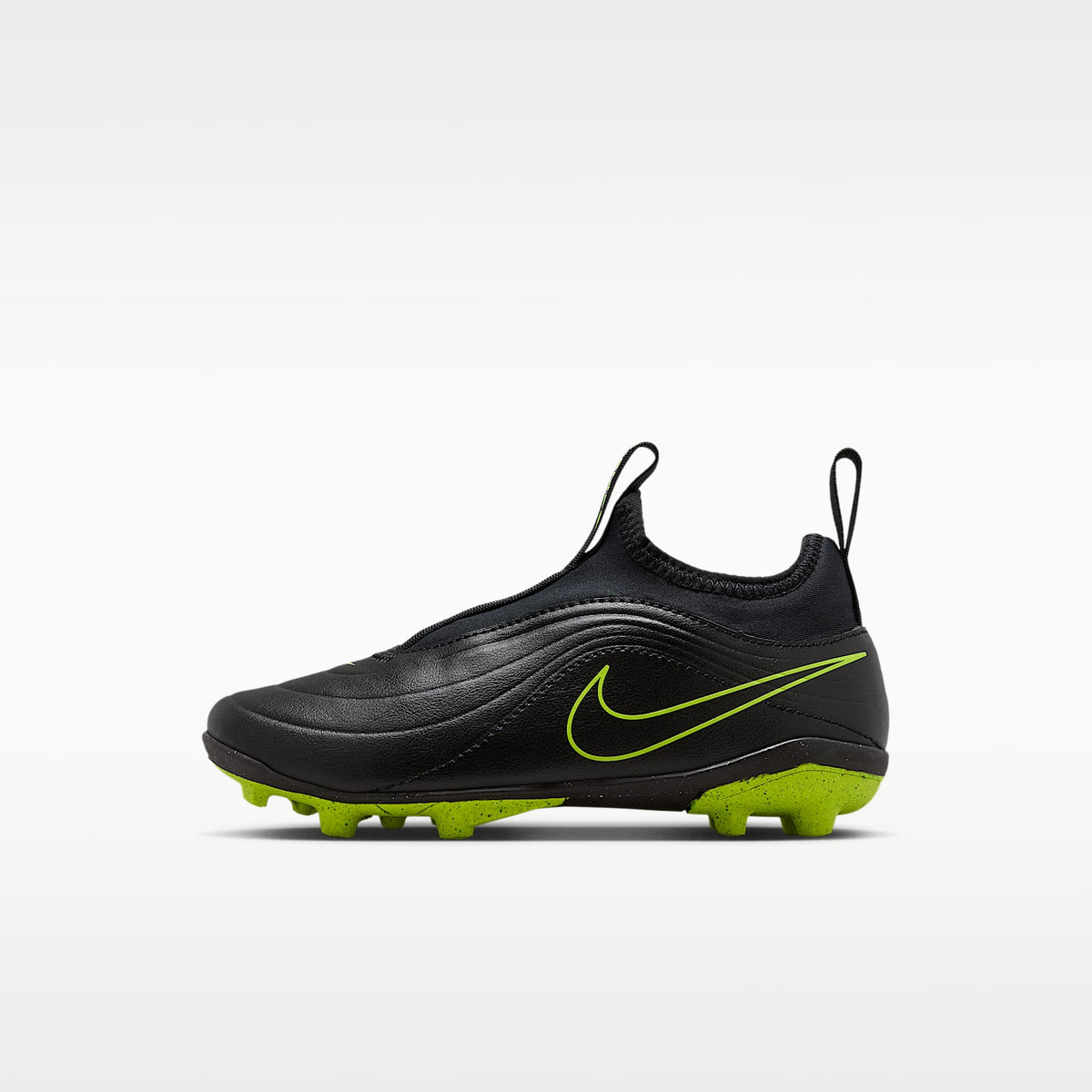 Nike Jr. Tiempo Maestro Club Flex – Negro/Volt/Negro – vista 1