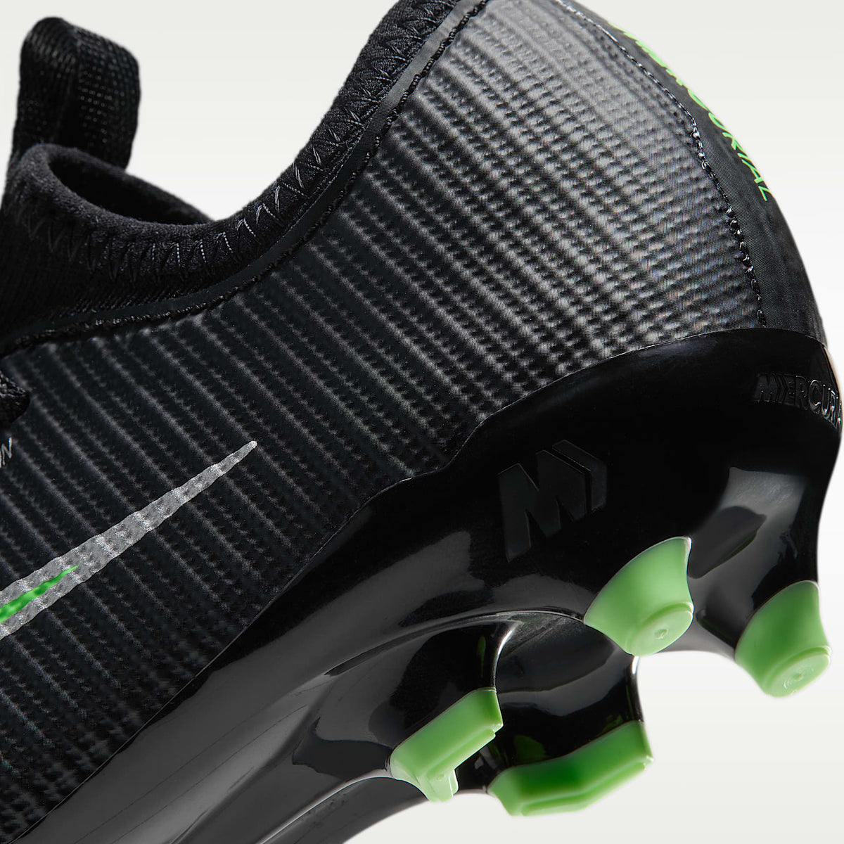 Nike Jr. Mercurial Vapor 17 Academy – Negro/Negro/Verde ilusión – vista 9